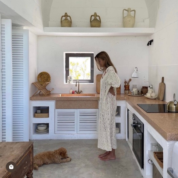 Maurie + Eve LOVE AND STARS DRESS - CREAM, M+E 10 / USA M/ , color natural - Picture 8 of 12